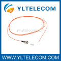 LC MM Serat Optik Patch Cord, LC Bundle LC Fan-Out Multimode Pigtail Kanggo Ftth